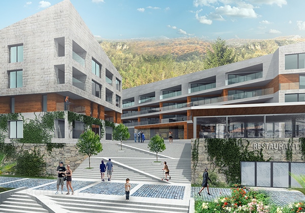 №238 Инвестиции апарт-отель в п. Дженовичи Черногория  FAMILY RESORT & SPA.