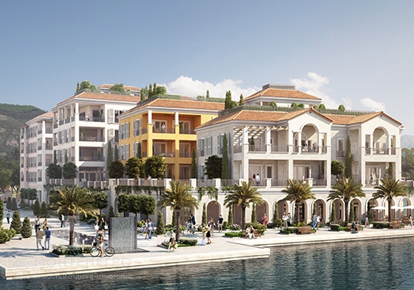 №270 Апартаменты с одной спальней в новой резиденции Porto-Montenegro-Ksenija.